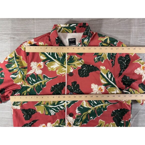 Todd Snyder Terry Cloth Lined Guayabera shirt + shorts LL size M multicolor NWOT - Picture 9 of 10